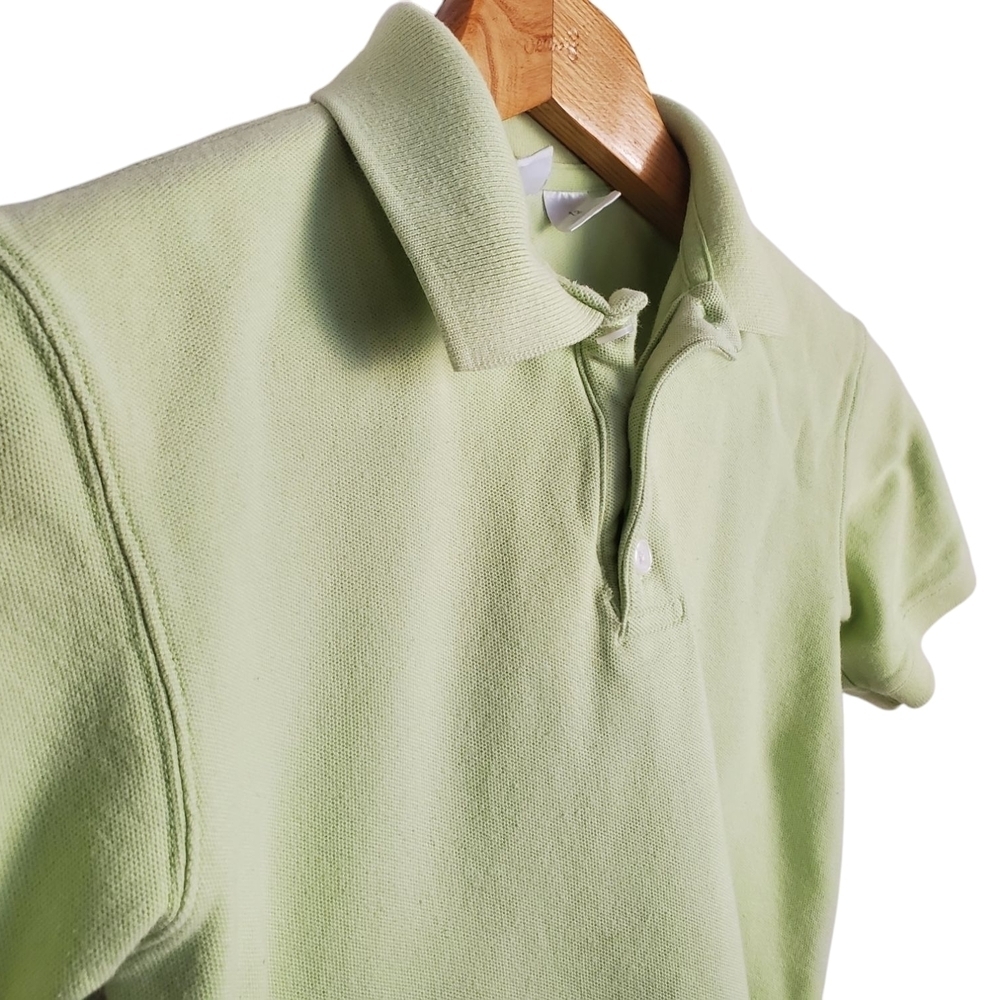 Talbots Kids Green Polo Shirt. Youth 12. #305 - Picture 2 of 9